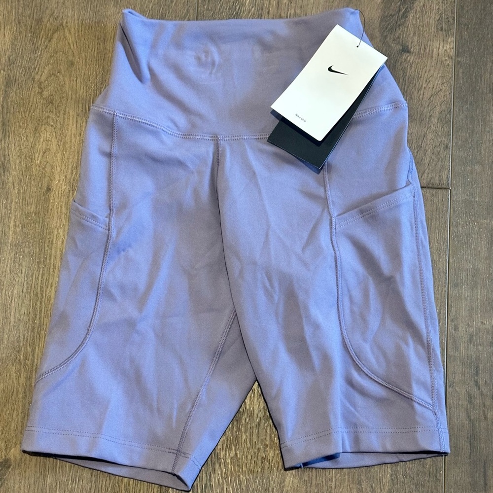 Nike Women's Lavender Bike Shorts